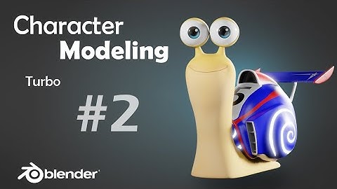 Character Modeling Turbo  Blender 2.8 Part 2 - Shell