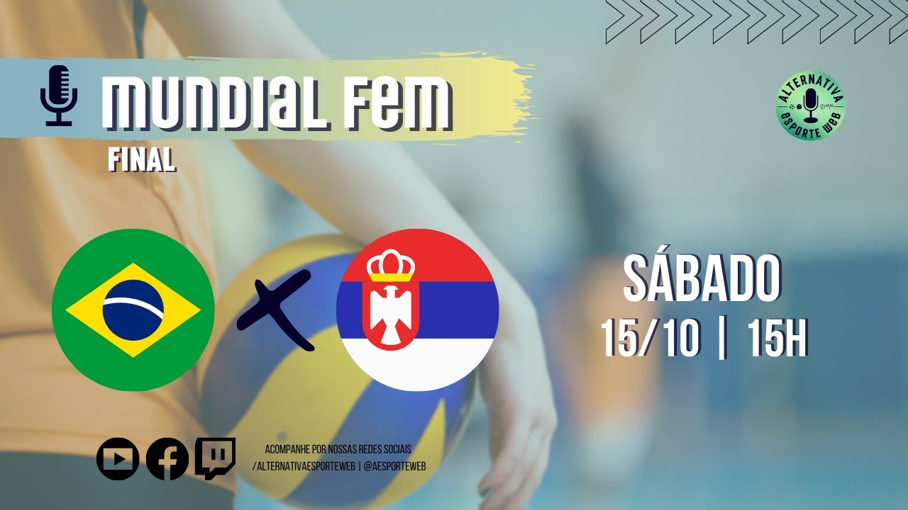 Brasil x Sérvia: onde assistir à final do Mundial Feminino de Vôlei -  Superesportes