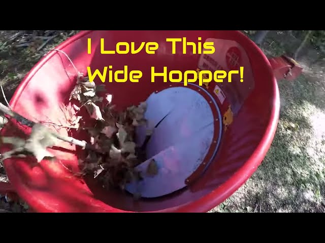 #309 Split-Fire 4090 Wood Chipper. Chipping Green Wood. outdoor channel.