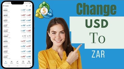 How To Change USD To ZAR On MetaTrader 5 | Change Your Currency On MetaTrader 5