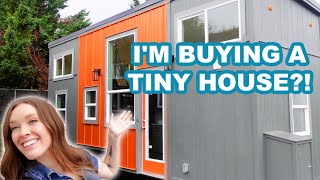 I'm Buying a TINY HOUSE!? | Tiny Home Tours | The Journey to purchasing my first home!