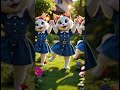 Cat dance for butto
