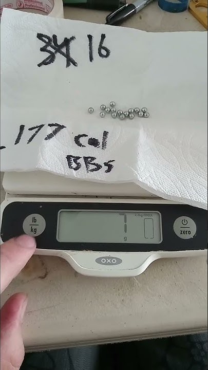 How Much Does 16 177 Caliber Steel BBs Weigh YouTube how-much-does-16-177-caliber-steel-bbs-weigh-youtube
