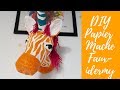 DIY papier mache unicorn