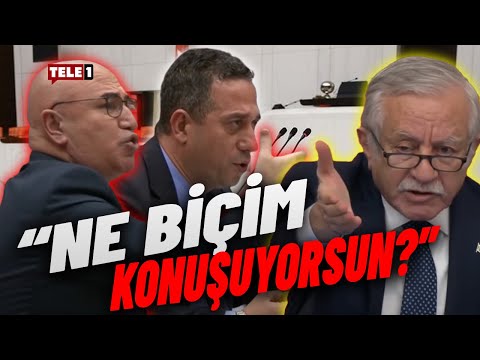 CHP'li vekil ile MHP'li Meclis başkanvekili kavgaya tutuşunca Ali Mahir Başarır araya girdi