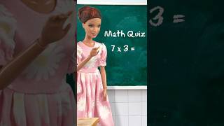 Math is easy ? school maths quiz barbie