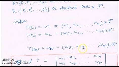 Functions of Several Variables 5: Jacobian matrix with examples