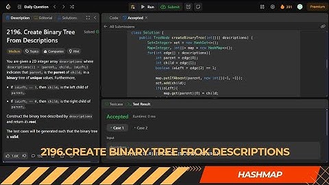 LEETCODE DAILY QUESTION 2196 | Create Binary Tree From Descriptions | Is Kabir Coding #programming