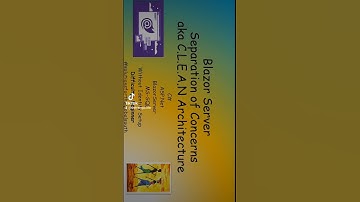 Blazor server clean architecture setup | separation of concerns | c# | ms sql | vs community 2022