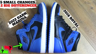 AIR JORDAN 1 Dark Marina vs Royal Review (5 Small Changes 2 BIG DIFFERENCES)