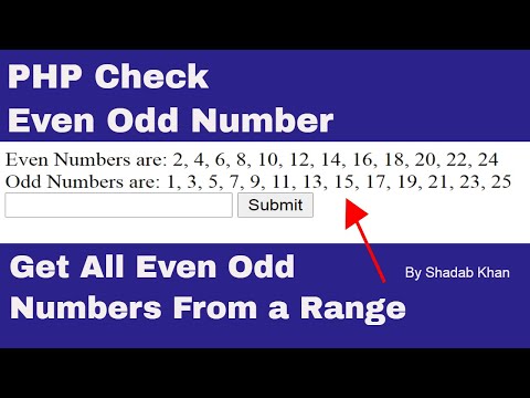 PHP Check Even