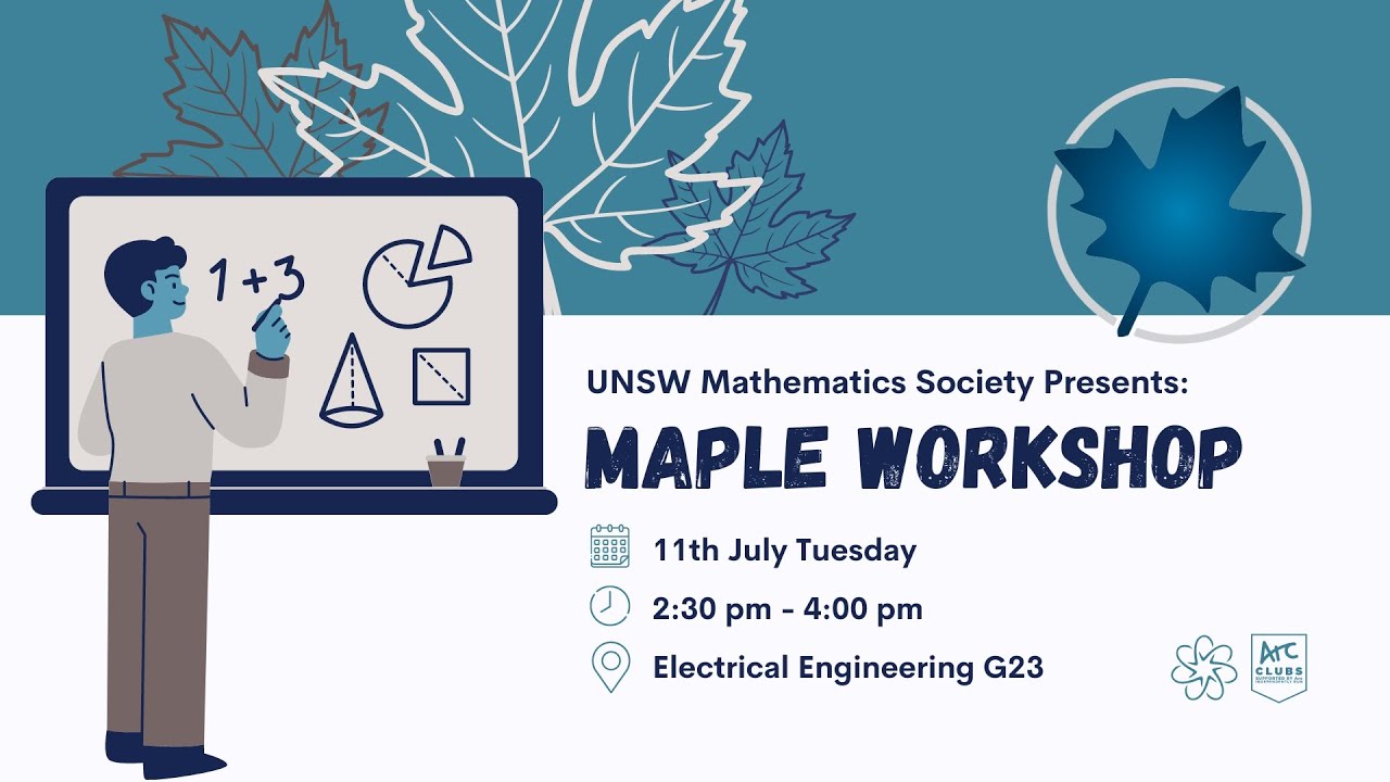 Matho C MathSoc Maple 1B Workshop - YouTube