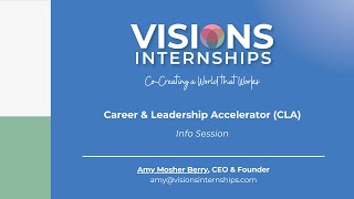 Career & Leadership Accelerator (CLA) Info Session