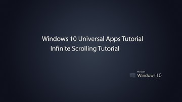 Windows 10 Universal Apps - Infinite Scrolling in UWP