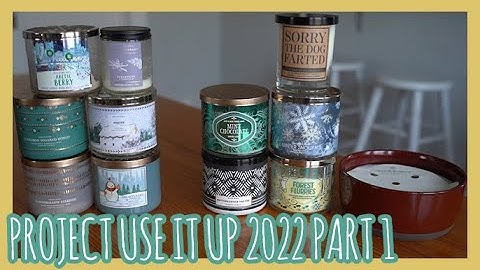 Project Use It Up 2022 Part 1- January Non Wax Empties + February/ March Goals!