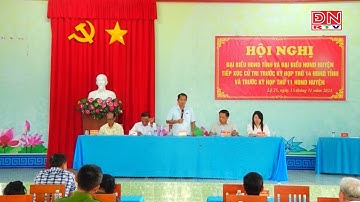 Đồng Nai:  Chủ tịch HĐND tỉnh Thái Bảo tiếp xúc cử tri huyện Thống Nhất