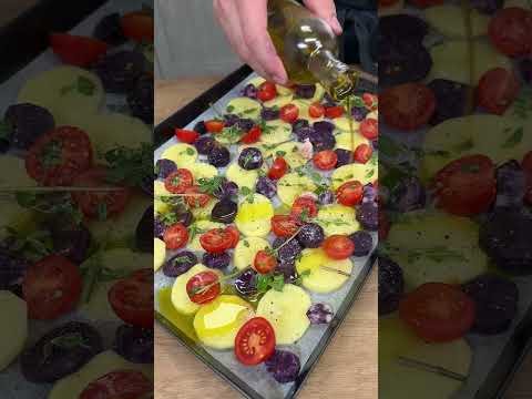 Oven-baked red snapper with potatoes 🔥🐟