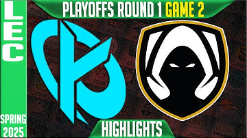 KC vs TH Highlights Game 2 | Round 1 LEC Playoffs Split 2 2025 | Karmine Corp vs Team Heretics G2