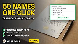 How to Make Certificates in Canva with Bulk Create (50 Names, One Click)