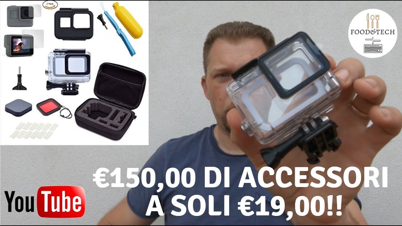 Custodia Impermeabile Per GoPro Hero 12 11 10 9 Pellicola Protettiva In Vetro Temperato Nero Custodia Protettiva In Silicone Kit Di Accessori Bund~p113845623