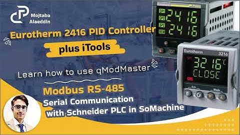 Eurotherm 2416 PID Controller configuration | Modbus RS485 communication with M241 |