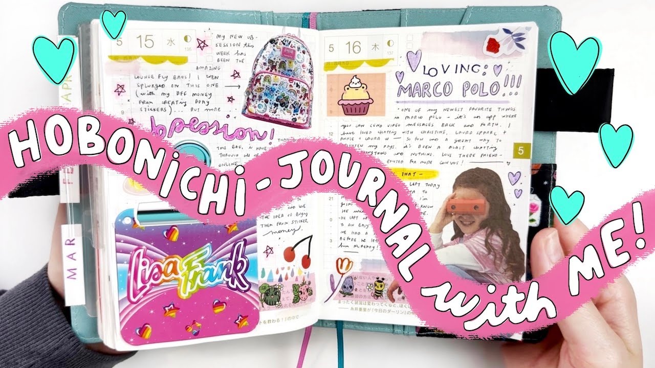 Journal With Me- Hobonichi Process #3 - YouTube