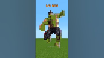 Hulk Pixel Art Evolution in Minecraft 1/8 Bits to 128 Bits 💚