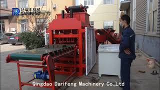 DF4 10 automatic interlocking brick machine production line