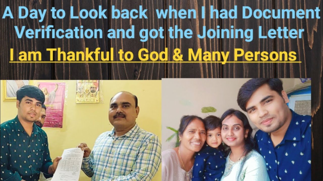 Document Verification|| Tribal Department|| MP Grade 1 Teacher|| Feeling Grateful