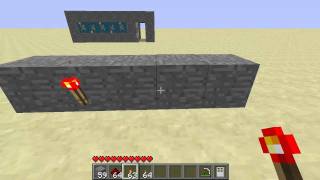 How to build a small and easy combination lock in minecraft.