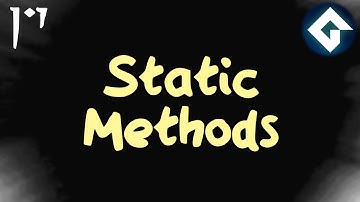 Static Methods - GameMaker Tutorial