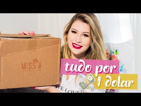 Tudo por $1.00 - Comprinhas de make e acessórios