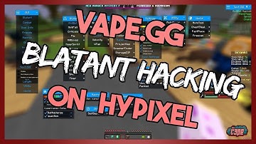 Vape Client VS Hypixel UHC (bhopping)