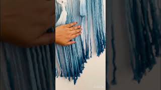 Dip dye macrame wall hangings …#shorts #macramecrafts
