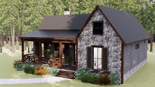 70m2 (754sqft) |  Beautiful Cottage House | Cozy & Charm by Jasper Tran - House Design Ideas 18,136 views 11 days ago 8 minutes, 5 seconds