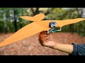 How To Mak Ornithopter Butterfly Flying Bird With Rubber Band Powered