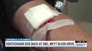 ‘You can help make a difference’: Kentuckians give back at WKYT Blood Drive