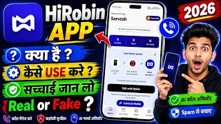 Hirobin App Review 2026 | Hirobin App Kaise Use Kare | Hirobin Ai Call Assistant App screenshot 3