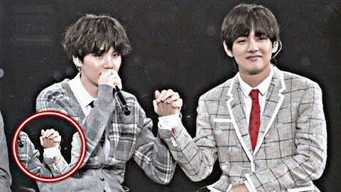 yoongi holding hands with BTS | a compilation 🌱