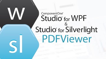Getting Started with ComponentOne PdfViewer (WPF/Silverlight)