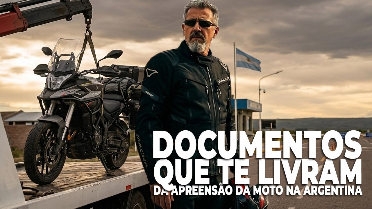 Deixou sua moto na Argentina? Sem esses documentos você tá ferrado!