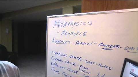 Aristotle - Metaphysics - Video 2