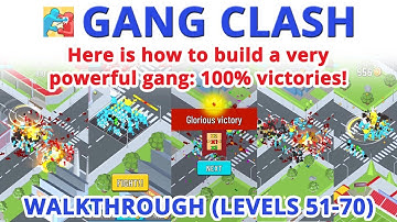 Gang Clash Level 51 to 70 - Gameplay Walkthrough part 2