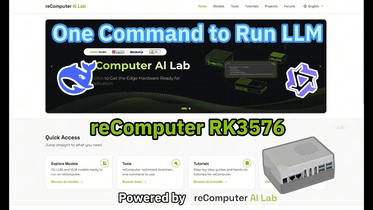 Step-by-step Run Your Own Local LLM on reComputer RK3576 with reComputer AI Lab