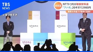 NTTドコモが新割安料金、「アハモ」20ギガで2980円【Nスタ】