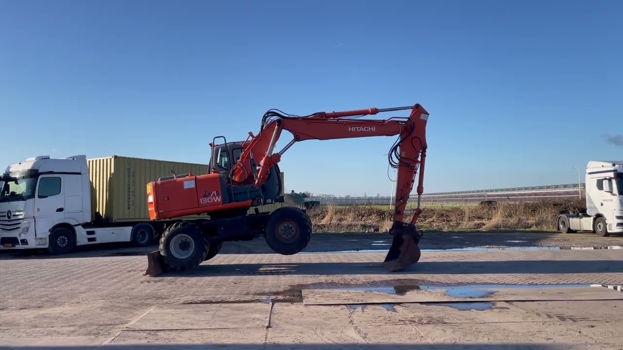 For Sale Hitachi zx 130w 2007 16.000 hours excavator at Koot Handelsonderneming bv 