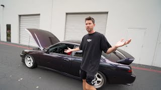 WHAT HAPPENED TO TJ HUNTS R34 GTR?! (flew to cali to find out!)