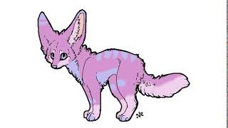 Adopt #1- Lavender fox