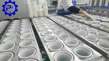 MÁY CHIẾT RÓT VÀ DÁN MIỆNG LY TỰ ĐỘNG