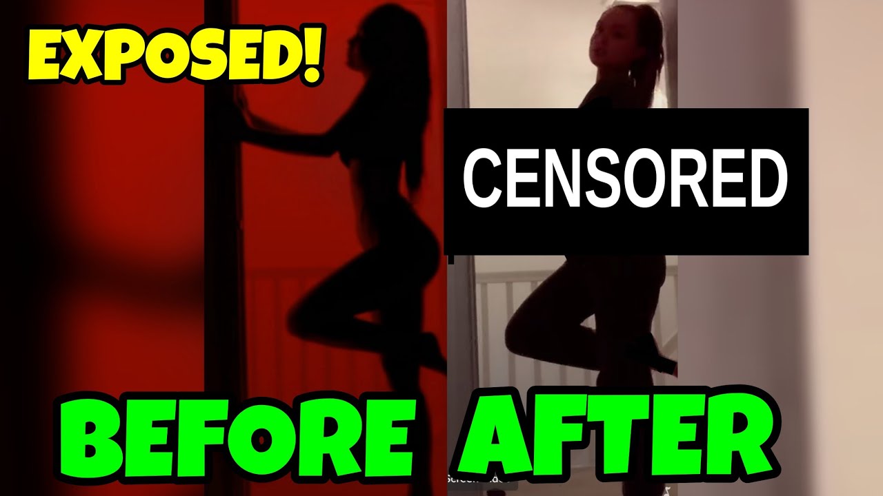 Tiktok S Silhouette Challenge Is Ruined Underage Girls Exposed As People Remove Red Light Filter Youtube